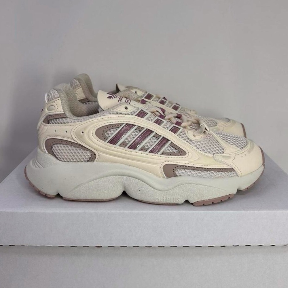 adidas Ozmillen Cream and Light Taupe Women's Athletic Sneakers